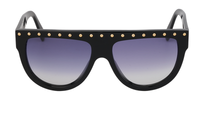 Celine CL40011S Embellished D-Frame Sunglasses, &pound;120, Accessories, Black, Front view