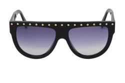 Celine CL40011S Embellished D-Frame Sunglasses, Acetate, Black, C, 3*