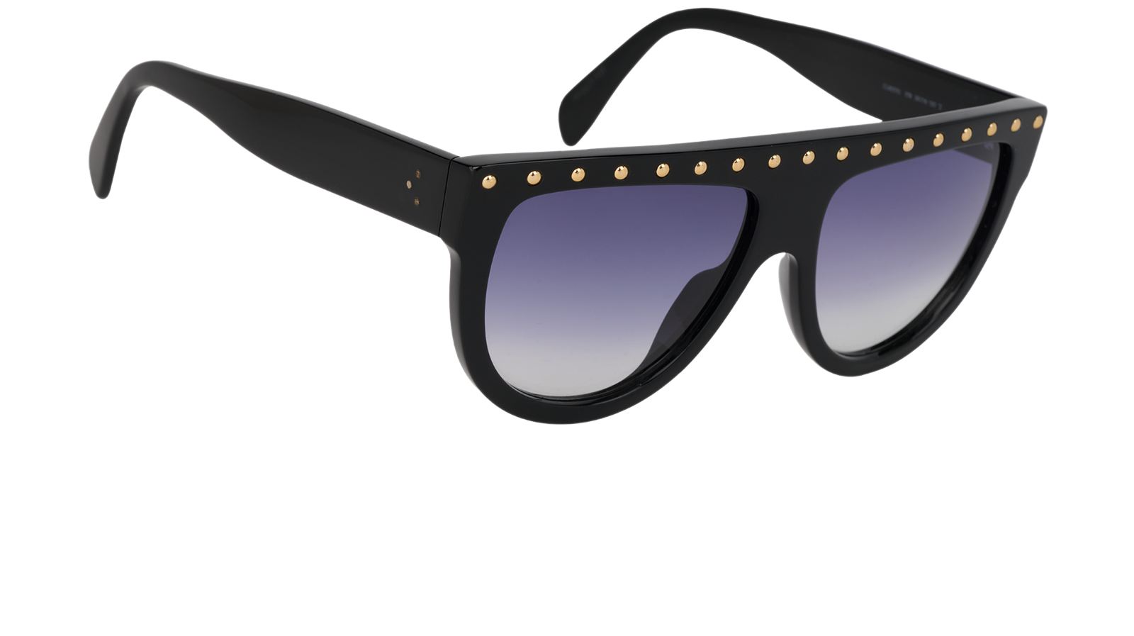 Celine CL40011S Embellished D-Frame Sunglasses, &pound;120, Accessories, Black, Side view