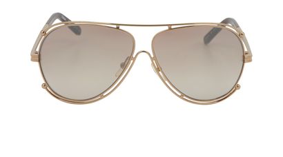 Chloé 121S Aviator Sunglasses Metal, front view