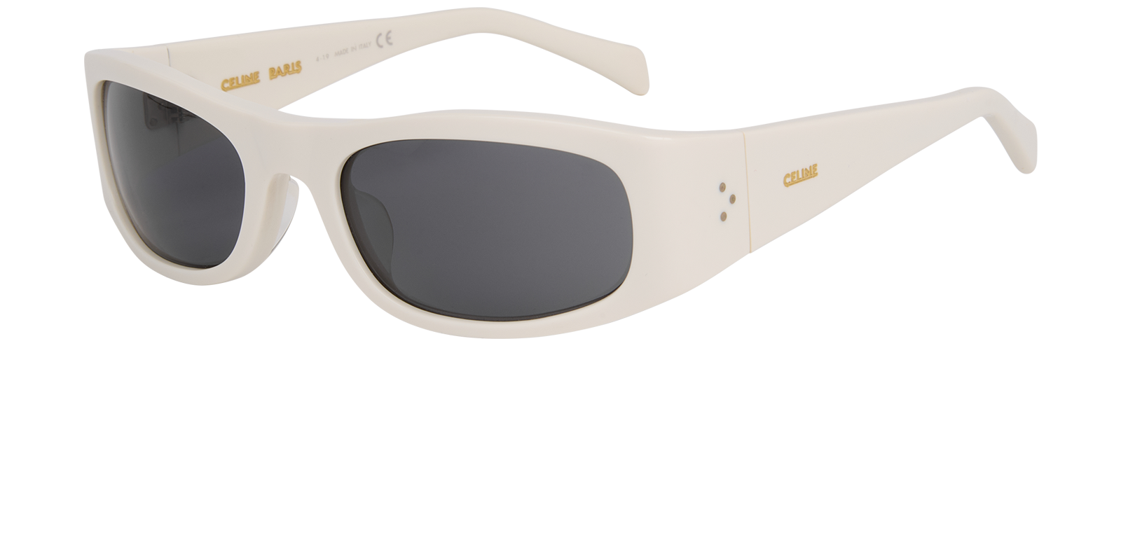 Celine CL40085I Rectangular Sunglasses, &pound;120, Accessories, White, Bottom view