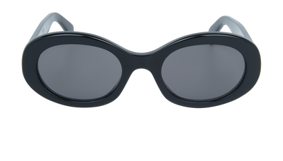 Celine CL40194U Triomphe Sunglasses, &pound;210, Accessories, Black, Front view