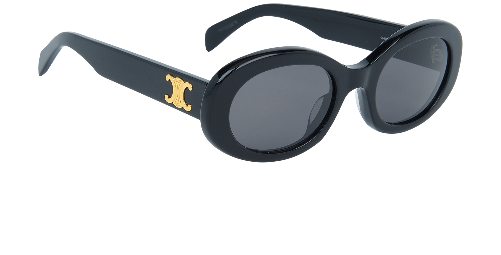 Celine CL40194U Triomphe Sunglasses, &pound;210, Accessories, Black, Side view