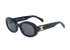 Celine CL40194U Triomphe Sunglasses, &pound;210, Accessories, Black, Bottom view