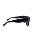 Celine ZZ top Rectangle CL41756 Sunglasses. Black Frame, side view