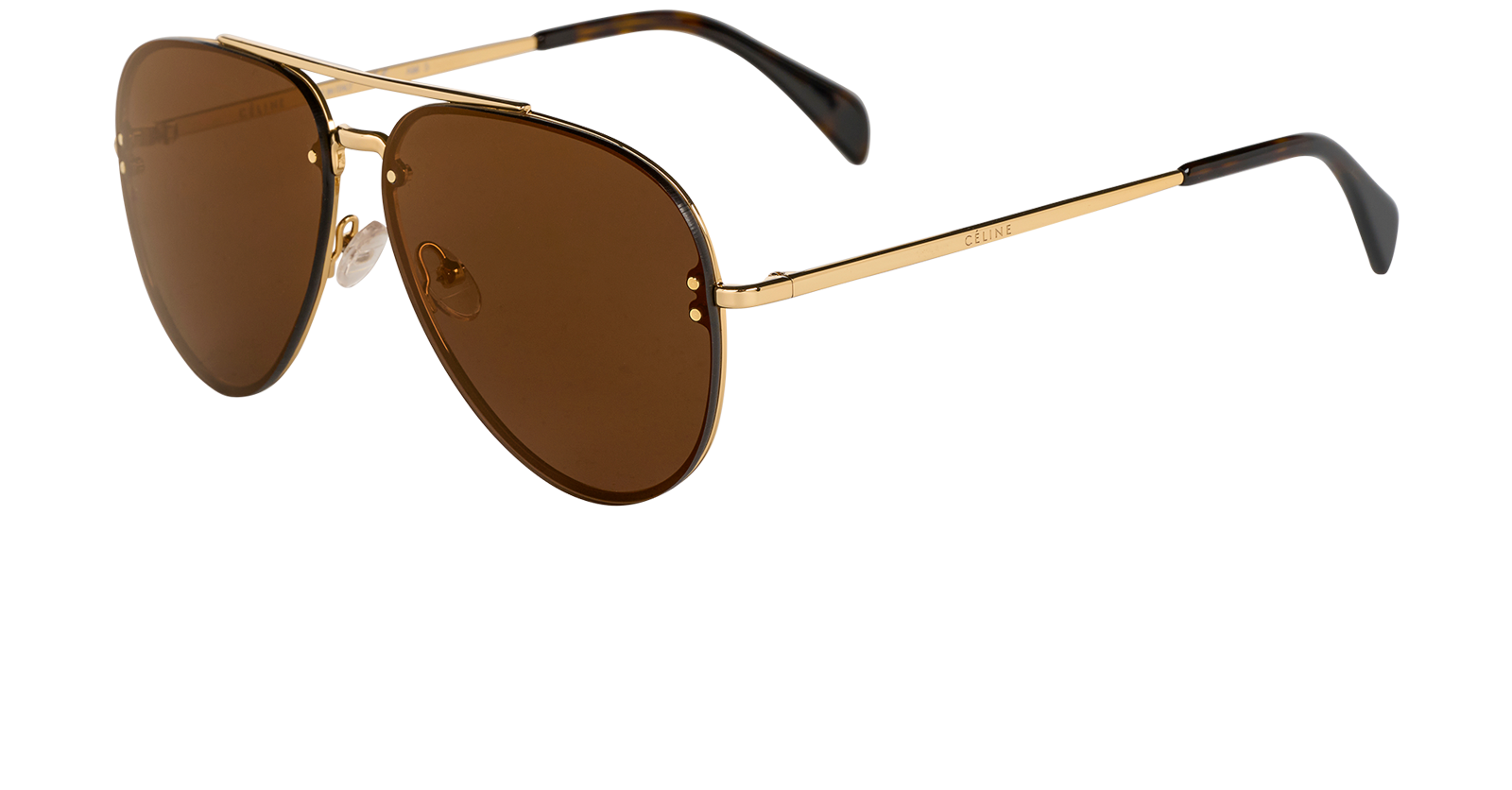 Celine CL41391S Aviator Sunglasses, &pound;95, Bottom view