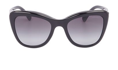 Chanel Clip On Sunglasses, front view