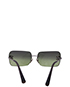 Chanel Crystal CC Logo Sunglasses, back view