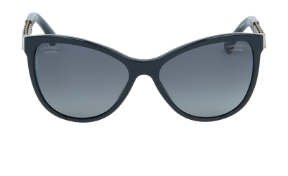 Chanel 5326 Reissue Chain Sunglasses, front view