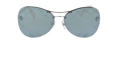 Chanel Mirrored Sunglasses, front view