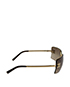 Chanel CC Crystal Embellished Sunglasses, side view