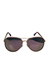 Chanel Pilot Sunglasses, front view