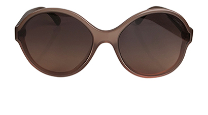 Chanel Round Sunglasses, £150, Accessories, Brown/Pink, Front view
