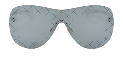 Chanel 71158 Mirrored Shield Sunglasses, front view