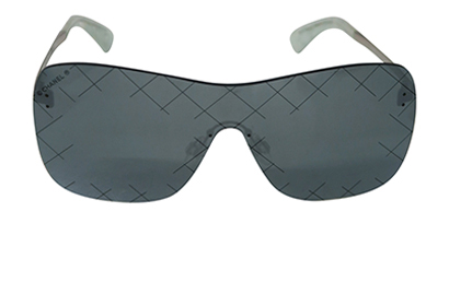 Chanel Quilted Shield Sunglasses, front view
