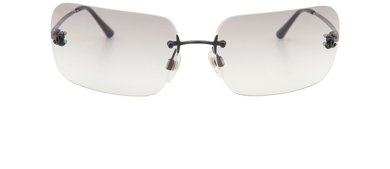 Chanel cheap frameless sunglasses