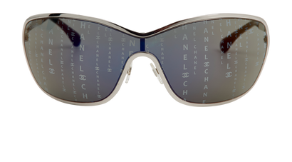 Chanel 71212 Logo Gradient Shield Sunglasses, front view