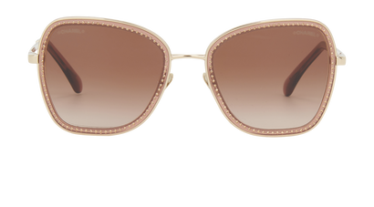 Chanel 4277B Embellished Square Sunglasses, front view