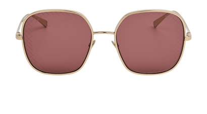 Chanel 4252 Square Sunglasses, &pound;195, Accessories, Gold, Front view