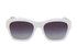 Chanel 6055-B Square Folding Sunglasses, &pound;250, Accessories, White, Front view