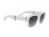 Chanel 6055-B Square Folding Sunglasses, &pound;250, Accessories, White, Side view