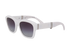 Chanel 6055-B Square Folding Sunglasses, &pound;250, Accessories, White, Bottom view