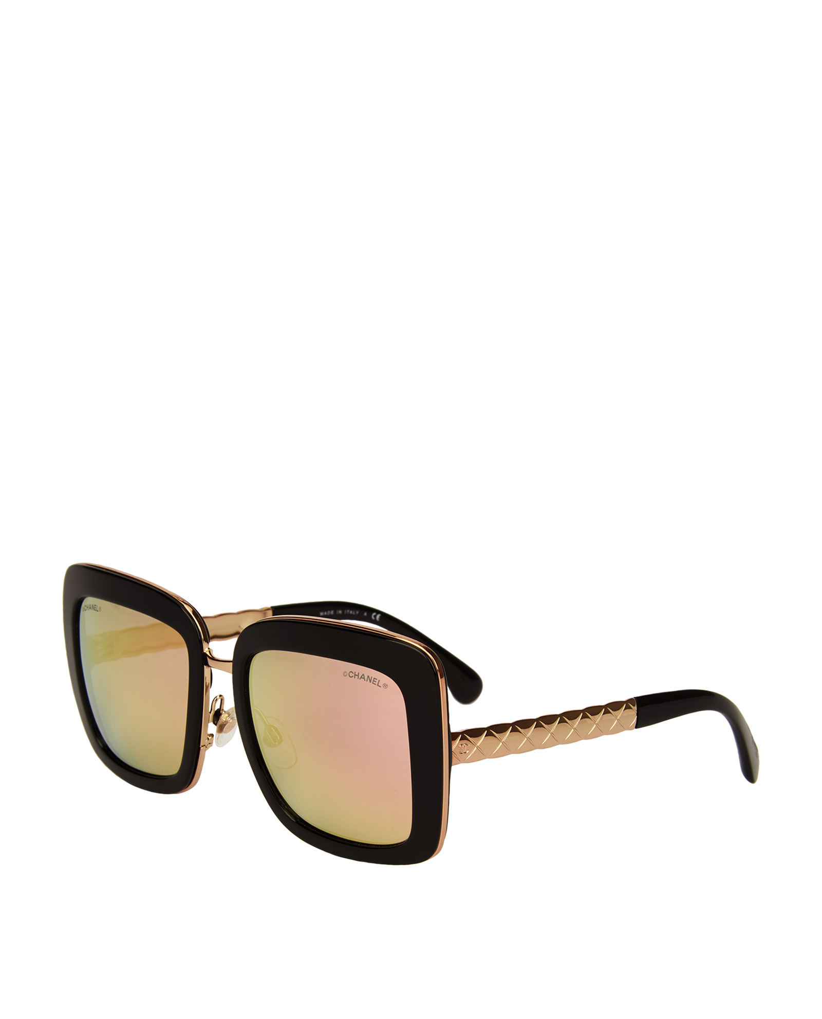 CHANEL シャネル 5369 53□21 135 サングラス プラスチック メタル ブラック シルバー ココマーク マトラッセ シャネル CHANEL サングラス レディース メンズ （ブルー