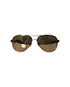 Chanel 18ct Gold Plated Lens Aviators, front view