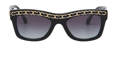 Chanel Chain Sunglasses, front view