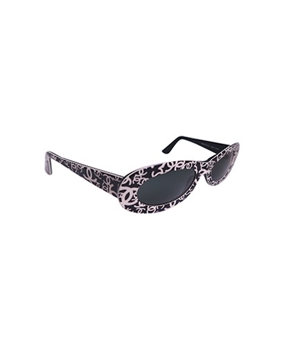 Chanel Graffiti 18316 Oval Sunglasses, front view