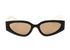 Chanel 6056 CC Logo Sunglasses, &pound;275, Accessories, Black/Cream, Front view