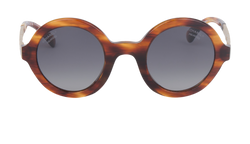 Chanel 5441 Round Tortoiseshell Sunglasses