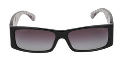 Chanel 5425 Rectangle Quilted Sunglasses, Acetate, Black, C/B/DB, 2*