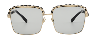Chanel 71369 Square Chain Frame Sunglasses, front view