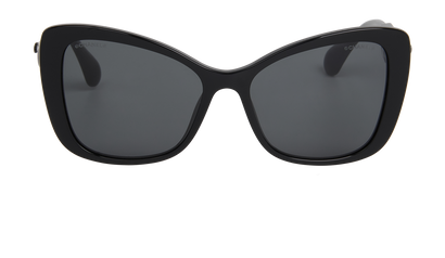 Chanel 5445-H Pearl Cat eye Sunglasses, front view