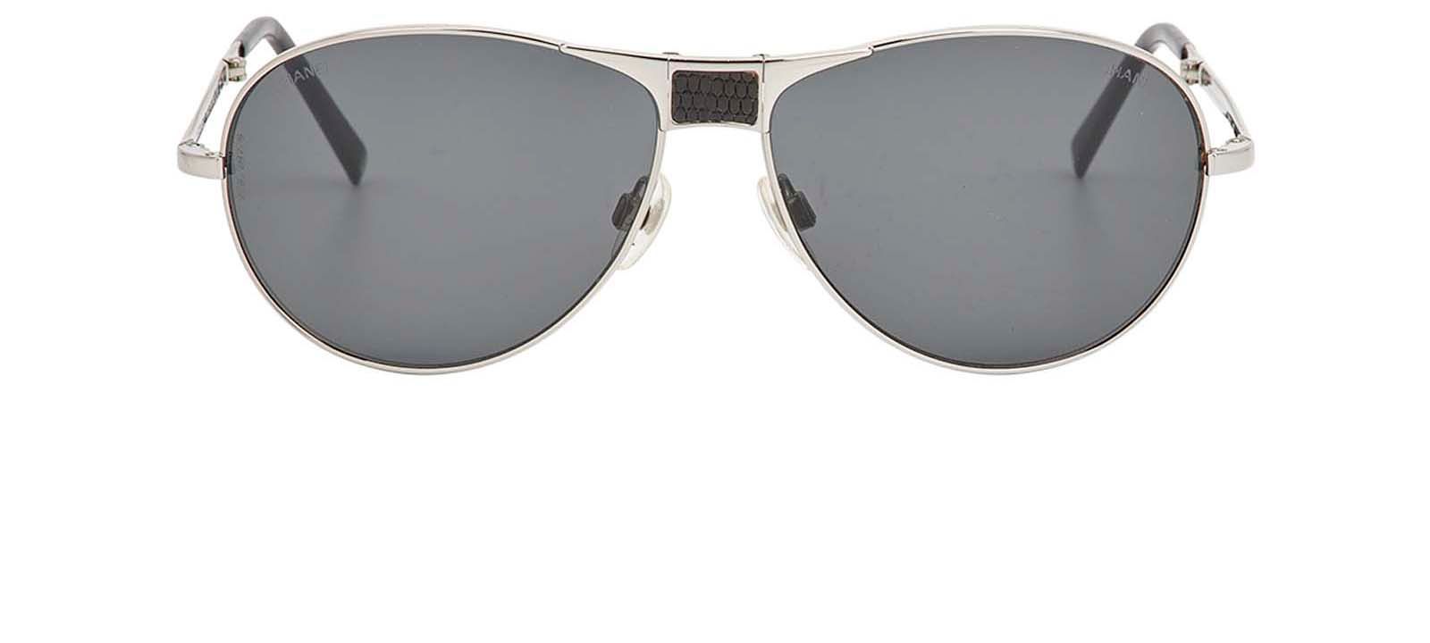 Chanel 4139-Q Foldable Aviator Sunglasses