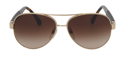 Chanel 4195-Q Aviator Sunglasses, front view