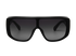 Chanel 5495 Shield Sunglasses, £210, Accessories, Black, Front view