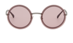 Chanel 4245 Chain Detailed Round Sunglasses