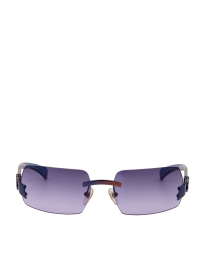 Chanel 4048 Ombre Rimless Sunglasses, front view