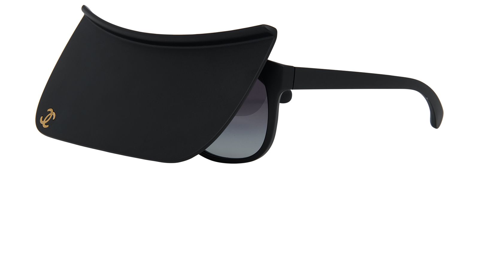 Chanel CC Visor Sunglasses, &pound;275, Accessories, Black, Other view