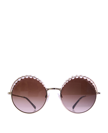 Chanel 4234-H Pearl Round Sunglasses, front view