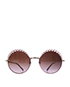 Chanel 4234-H Pearl Round Sunglasses, front view