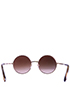Chanel 4234-H Pearl Round Sunglasses, back view