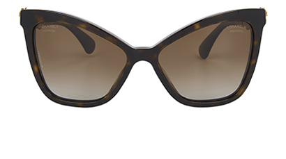 Chanel Brown Sunglasses, &pound;180, Front view