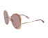 Chloé CH0024S Gemma Sunglasses, &pound;120, Accessories, Pink, Bottom view