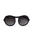 Chloe CE715S Marlot Round Sunglasses, &pound;80, Accessories, Front view