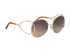 Chloe CE124S Round Sunglasses, &pound;160, Accessories, Gold, Side view