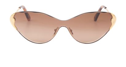 Chloé CE163S Rimless Cat Eye Sunglasses, front view