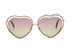 Chloe CE131S Heart Sunglasses, front view
